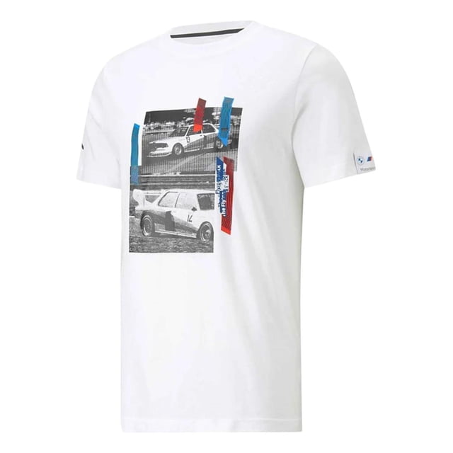 Playera Puma Hombre Bmw Motorsport Car Blanco Casual blanco XL