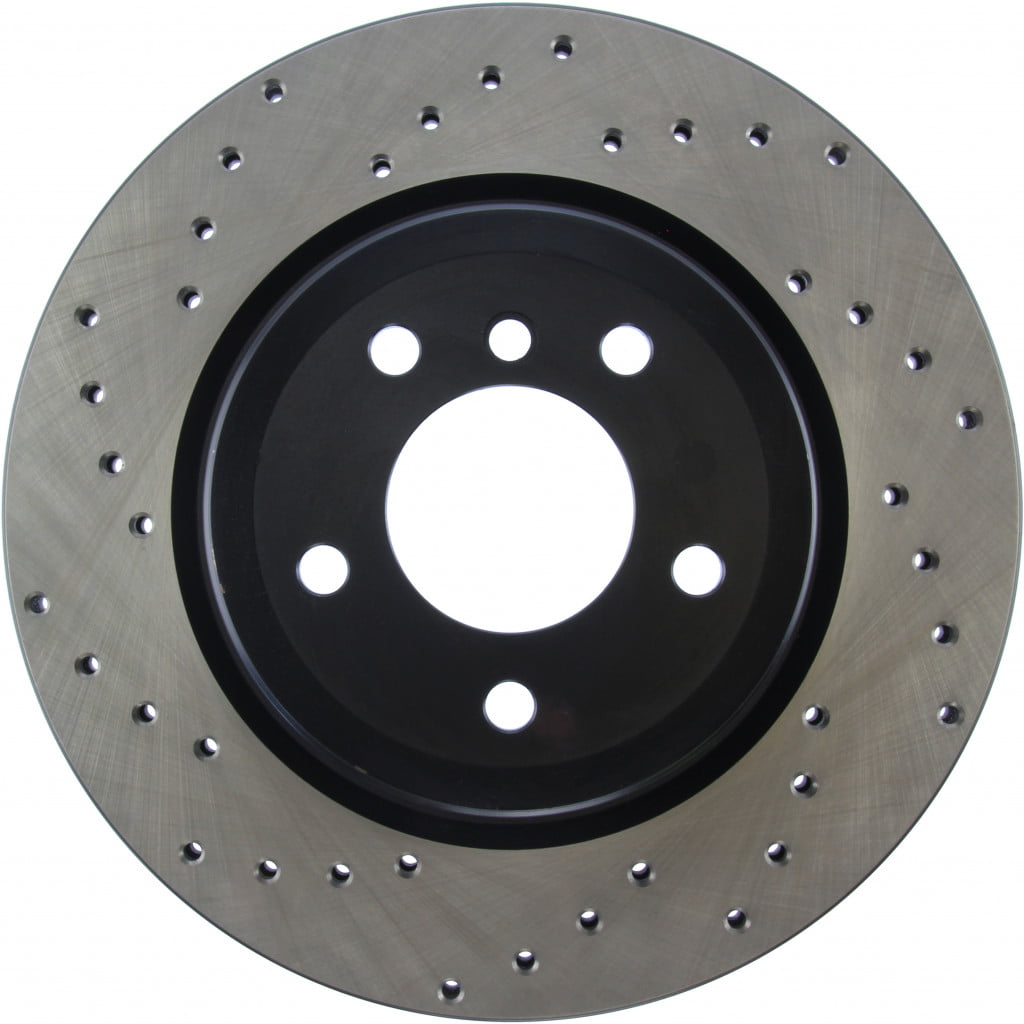 StopTech 128.40048R Sport Cross Drilled Brake Rotor Front Right