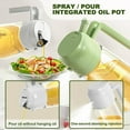 thumbnail image 3 of Oil Spray Bottle, 2 in 1 Oil Spray and Oil Container, 470ml/ 16oz Olive Oil Spray Bottle,Cooking Oil Spray Glass for Used for Air Fryer, Baking, Grilling(GREY), 3 of 5