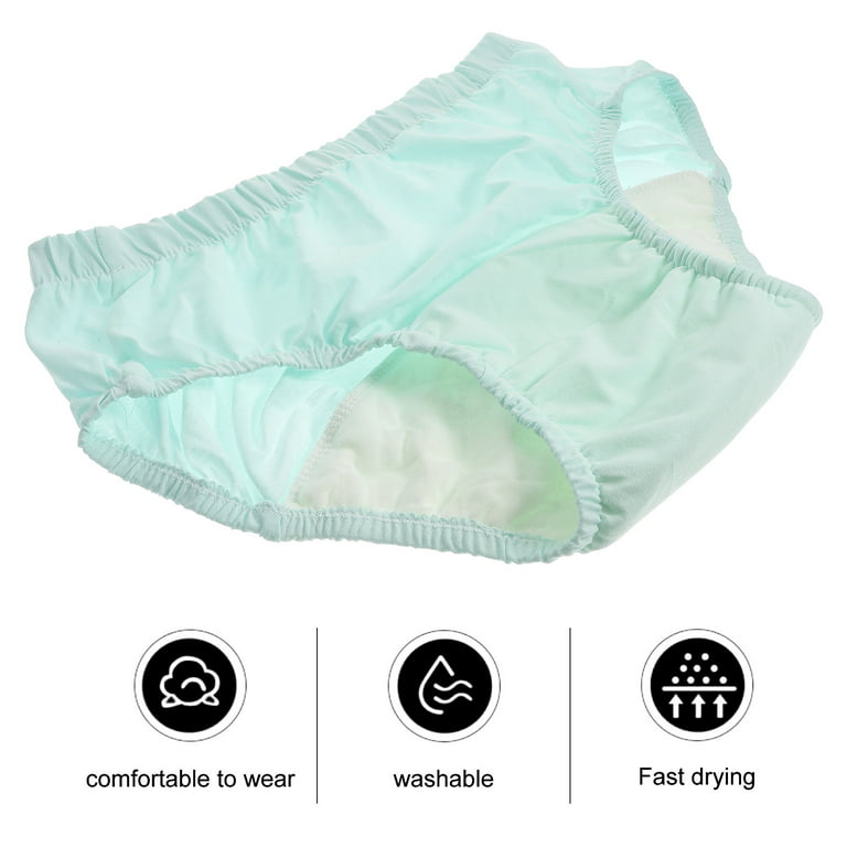 Washable Urinary Incontinence Underwear for Patients,Elders and Women -  Teen/Adult Reusable Waterproof Leakproof Cloth Diapers,3,XXXL : :  Health & Personal Care