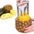 thumbnail image 2 of BEMS-1pc descorazonador de piña de acero inoxidable plateado, piña avanzada, 2 of 5