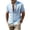 #05 Sky Blue 【Mix & Match: Choose Your Favorites】, variant on Men's Casual Button Up Shirt Polyester Blend | Short Sleeve Stand Collar With Breathable Fabric Beach Shirt | Sun Protection Vacation Tops Comfortable Daily | Zenithor,Black L