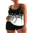 thumbnail image 1 of EIMELI Plus Size Swimsuits for Women Two Piece Tankini Top Boyshort Bathing Suits Tummy Control Swimwear, 1 of 6