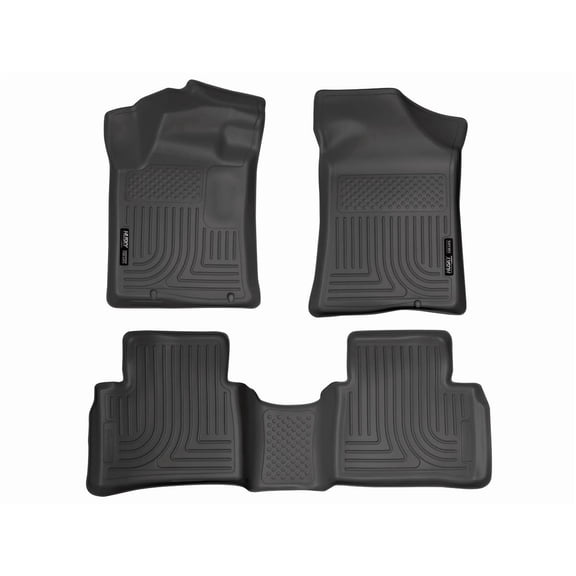 Husky Liners 99641 Weatherbeater Floor Mats Fit 2013-2018 Nissan Altima (From 11/2012) - Front/2nd Seat - Black