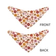 thumbnail image 3 of Honeii Fall 70s Groovy Hippie Print Pet Scarf Dog Bandanas for Dogs Triangle Dog Scarfs,Bandana Pet Cute Scarf Bibs for Small Medium Dogs and Cat-Large, 3 of 5