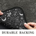 thumbnail image 6 of Black White Gothic Moon Flower Card Pattern Door Rugs,Washable Non Slip Door Mats Indoor,Decorative Door Mats,Entry Mat Indoor for Entrance,Bedroom,Kitchen,Bathroom,30"x17", 6 of 6