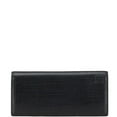 thumbnail image 1 of Pre-Owned LOEWE Anagram Linen Bi-fold Wallet Black Leather Men's (Good), 1 of 12