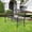 Brown + Iron, variant on Outdoor Glider Chair with Steel Frame and Mesh Fabric for Patio, Backyard, Garden, Porch, Gray, 330 lbs Capacity, Smooth Swing Motion