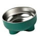 thumbnail image 1 of Tazón para perros de gato Tazón de alimentos de agua multiusos fáciles de limpiar acero inoxidable portátil moderno comedero para comer alimentador de Verde, 1 of 8