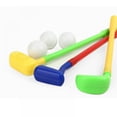 thumbnail image 6 of Kids Golf Clubs Set Early Educational Golf Toys with 3 Golf Clubs 3 Balls Outdoors Exercise Toy for Toddlers Kids, 6 of 6