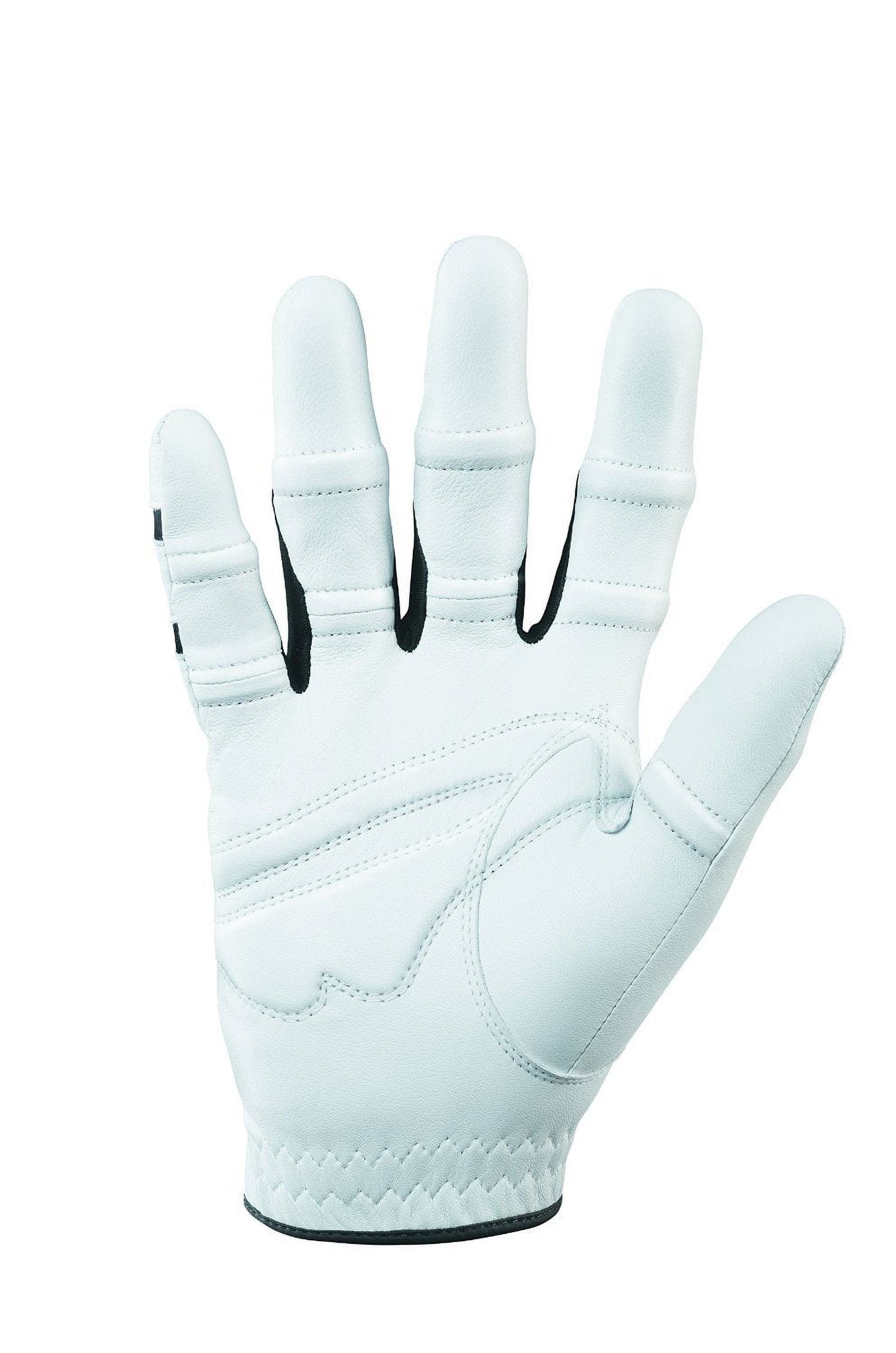 Men's StableGrip with NaturalFit Golf Glove Left White Medium