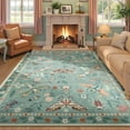 thumbnail image 2 of Lahome 5'x7' Insect Washable Rug, Non Slip Soft Low Pile Area Rug for Living Room Bedroom, Modern Carpet for Dining Room, Nursery, Office,Sage Green, 2 of 8