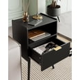 thumbnail image 4 of Mesa de Noche Moderna Veegle Negra con Cajón, 4 of 7