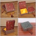 thumbnail image 4 of 2Pcs Ethnic Style Jewelry Storage Case Jewelry Box Square Jewelry Storage Boxes, 4 of 6