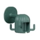 thumbnail image 3 of Bewildely Gancho giratorio autoadhesivo de servicio pesado Soporte para rack de interior Blanco Accesorios de baño Verde, 3 of 6