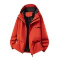 thumbnail image 3 of Women's Zipper Hoodie with Pockets Adjustable Drawstring Long Sleeves Camping Athletic Jacket XXL, 3 of 9