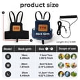 thumbnail image 3 of Shadoumai Bird Flight Harness Vest, Parrot Suit with Leash for Cockatiels Conures Budgies Lovebirds African Grey, Flying Clothes Rope and Handle Outdoor Activities Training (Medium), 3 of 7