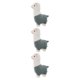 thumbnail image 5 of Vogacara Animal Llama Alpaca Peluche Muñeco Confort para Salón Verde 28cm Type1, 5 of 6