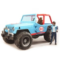 Bruder 02541 Jeep Cross Country Racer Blue w/ Driver