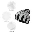 thumbnail image 3 of Lsque Submarine Vintage Flag Pattern Knitted Beanie, Unisex Winter Hat, Knit Hat Winter Beanies Thick Fisherman Beanies Cuffed Plain Skull Caps, 3 of 6
