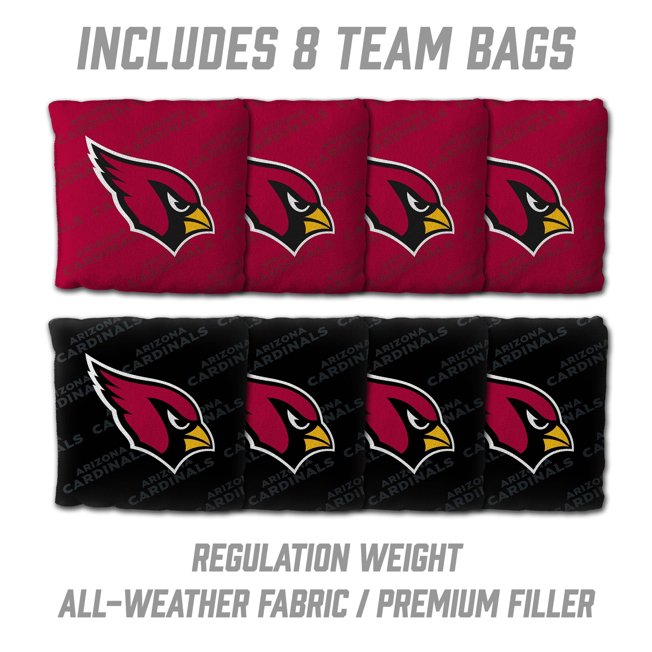YouTheFan NFL Arizona Cardinals 2x4 Slogan Series Cornhole