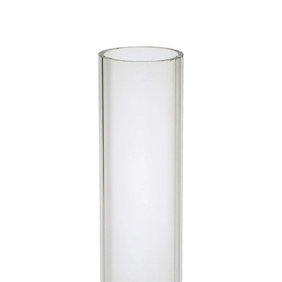 Source One Tube Rond Transparent Incassable en Polycarbonate Lexan 1/2, 1 & 1 1/2 Pouce Diamètre (1 Pouce Diamètre, 12 Pouces Long)