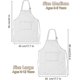 thumbnail image 2 of 15 Pcs Kids Chef Aprons Bulk Adjustable Boys Girls Bib Apron with Pockets for Children Toddlers Painting Cooking Baking, 2 of 5