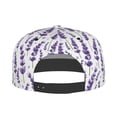 thumbnail image 4 of Fotbe Lavender Flowers Flat Bill Visor Cap Classic Snapback Hat Polyester Foam Trucker Hat Trucker Cap Adjustable Baseball Cap, 4 of 9