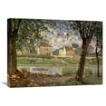 thumbnail image 1 of Global Gallery Alfred Sisley,'Little Town on the River Seine, 1872' Stretched Canvas Artwork, 1 of 3