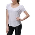 thumbnail image 4 of Richie House Women's Linen T-shirt with a Pocket RH2029-B-M, 4 of 6