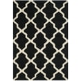 thumbnail image 3 of SAFAVIEH Cambridge Liam Geometric Wool Area Rug, Black/Ivory, 4' x 6', 3 of 7