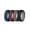Pack G: Blue-Black, Grey-Black, Dark Red-Black, Black-Dark Grey, variant on Men's Air Groove Silicone Wedding Band, Comfort Fit Rubber Ring, 7.8mm Wide, 1.8mm Thick, Variety Multipack 4-7