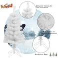 thumbnail image 3 of Árbol de Navidad artificial CCINEE 60 cm blanco con soporte de metal, 3 of 7