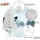thumbnail image 3 of Árbol de Navidad artificial CCINEE 60 cm blanco con soporte de metal, 3 of 7
