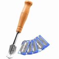 thumbnail image 1 of Outil de Coupe de Pain pour Pâte à Modeler avec 5 Coupeurs de Rechange Accessoires de Cuisson Outils de Pâtisserie (1 Ensemble, Multicolore), 1 of 5