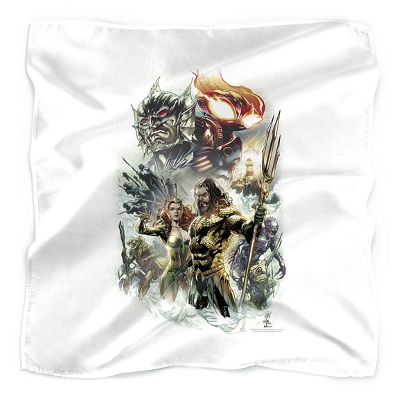 Aquaman Movie King Of Atlantis Bandana (21 in x 21 in)