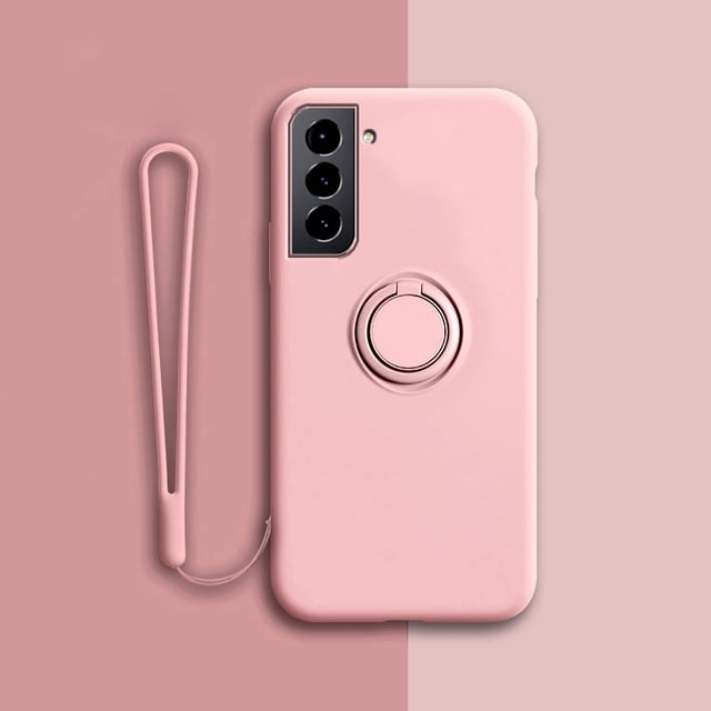 Funda magnética de silicona para Samsung Galaxy S23 S20 S21 FE S22 Ultra Plus A52S A52 A53 S10 S9 S8 S Note 20 S10E, funda con anillo Tan Jianjun unisex