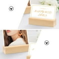 thumbnail image 3 of FONWILYO 24Pcs Table Number Holders Wooden Rectangular for Wedding and Office Use, 3 of 6
