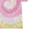thumbnail image 4 of Colortone Womens Rainbow Tie-Dye Short Sleeve Heavyweight T-Shirt, 4 of 5