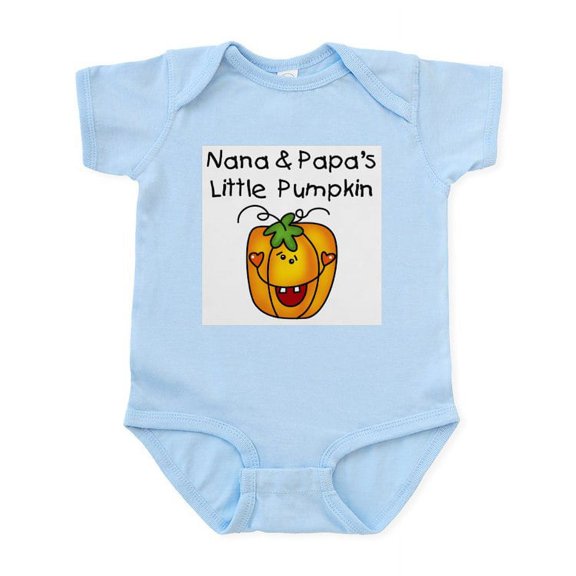 CafePress - Nana And Papa's Pumpkin Infant Bodysuit - Baby Light Bodysuit, Size Newborn - 24 Months