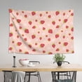 thumbnail image 4 of Easygdp Strawberries Tapestry Wall Hanging, Wall Tapestries for Bedroom Aesthetic Living Room Office Decor 60x40in, 4 of 8