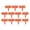 Red, variant on Garden Fence,Retaining Wall Block Garden Edging Border Stone,Garden Border Landscape No Dig Edging Blocks Garden Plastic Fence for Mulch Flower Bed Patio Lawn Path Walkway