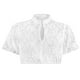 thumbnail image 5 of Gibobby Lencería de encaje Día de San Valentín 1 pieza de lencería con para mujer, blusa Dirndl elegante para mujer, blusa Dirndl negra, blusa de encaje para lencería Okt(Blanco, XL), 5 of 5