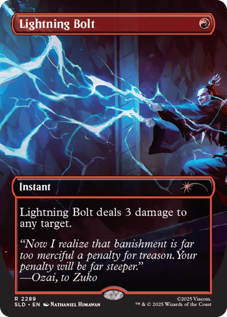 Magic the Gathering Secret Lair x Avatar: The Last Airbender - Everything Changed (Non-Foil)