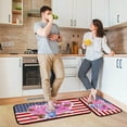 thumbnail image 7 of SKYSONIC Meow Cat Love Kitchen Mats and Rugs Floral American Flag Floor Runner Area Rug Washable Carpet Perfect for Living Room Bedroom Entryway,19.7"x27.6"+19.7"x47.2", 7 of 7