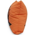 thumbnail image 2 of Simply Daisy, 16" x 16" Cat Behind the Hat Orange Halloween Print Decorative Throw Pillow, 2 of 2