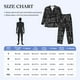 thumbnail image 4 of Balery Black Scientific Pijama para Hombre de Dos Piezas con Manga Larga, Conjunto de Dormir y Descanso Suave con Bolsillos-Medium, 4 of 7