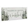 thumbnail image 4 of Stupell Industries Winter Wonderland Trees Typography Painting Gallery Wrapped Canvas Art Print Wall Art, 24 x 10, 4 of 8