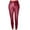 Wine, variant on Kaemgyyd Women's Leather Leggings Soft High Waisted Party Pants Casual Fashion PU Slim Tights Stretch Clubwear Streetwear