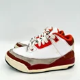 thumbnail image 1 of Ni - ke Ni - ke Boys Air Jordan 3 Kids Youth Size 1Y DV7027-108 White Red Basketball Shoes, 1 of 5